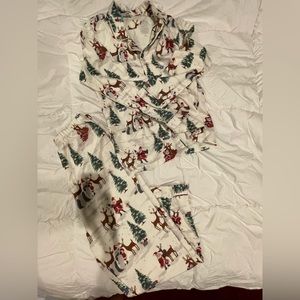 Adult pottery barn kids Christmas pajamas size XS